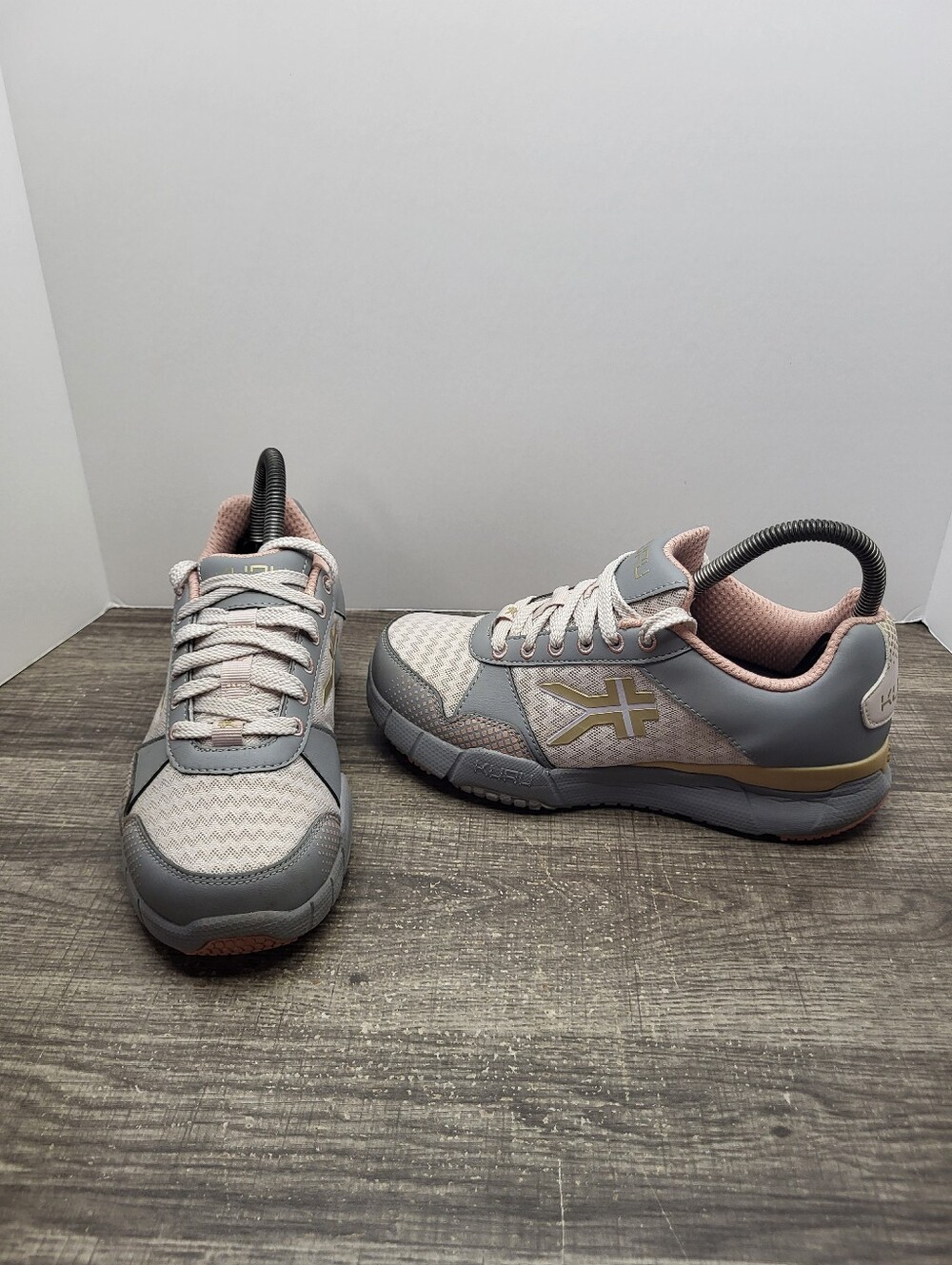 Kuru Quantum Running Walking Shoes Ash-Alloy-Champagne Women's Size 6.5 Wide